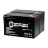 MIGHTY MAX BATTERY 12-Volt 9 Ah Sealed Lead Acid (SLA) Rechargeable Battery  ML9-12 - The Home Depot