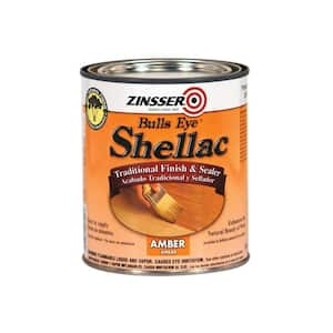 Rust-Oleum 00704 Bulls Eye Shellac, Amber - 1 qt can