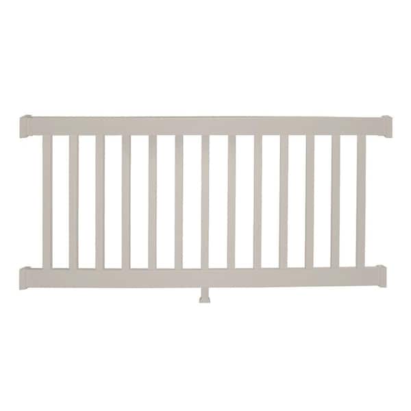 Weatherables Walton 3 ft. H x 8 ft. W Tan Vinyl Railing Kit