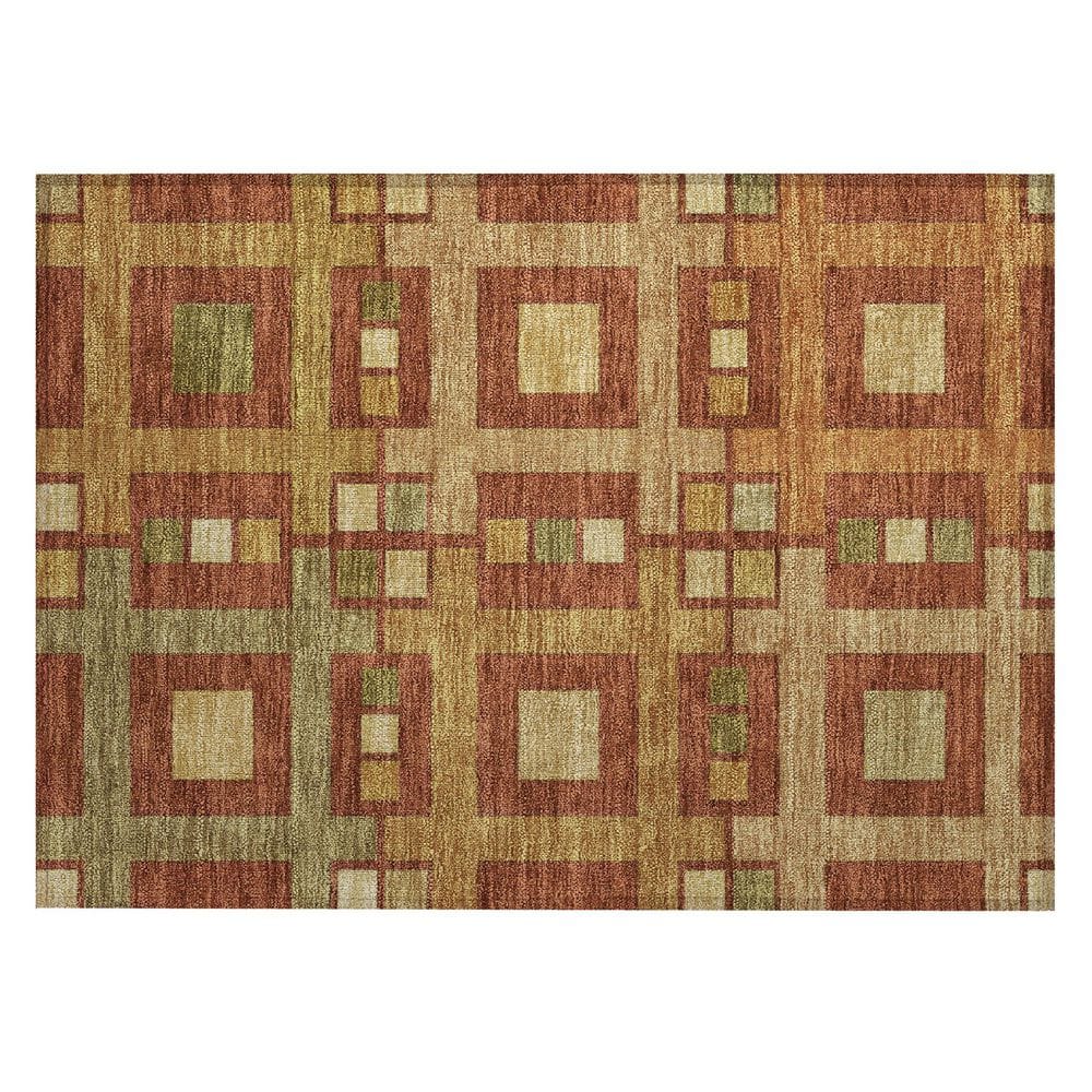 Chantille Machine Washable Indoor/Outdoor Abstract ACN2889 Paprika 2 ft. x 3 ft. Accent Rug price history on PriceWatchPro