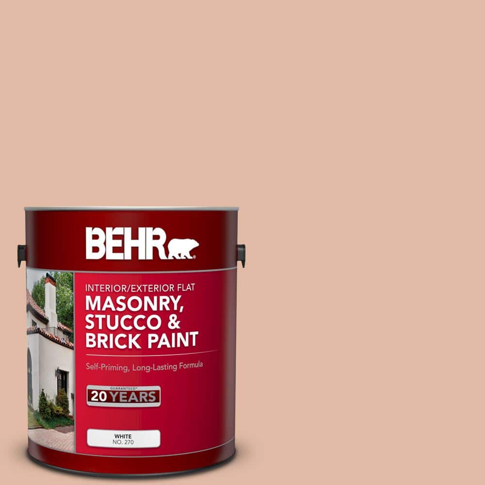 1 gal. #MS-08 Santana Flat Interior/Exterior Masonry, Stucco and Brick Pain