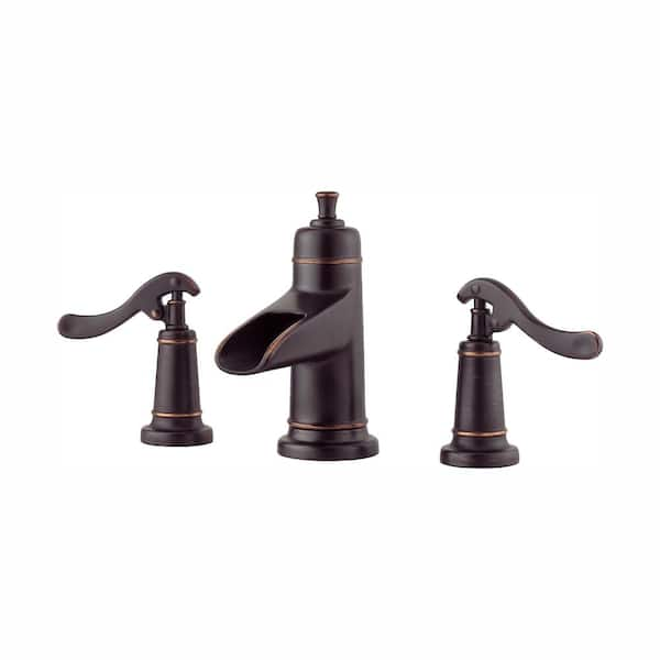 Pfister Ashfield 8 in. Widespread 2-Handle Waterfall Bathroom Faucet in Tuscan Bronze