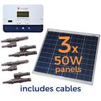 150-Watt Off-Grid Solar Panel Kit
