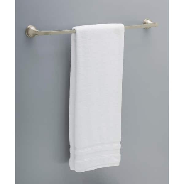 Faryn 24 in. Wall Mounted Towel Bar Bath Hardware Accessory in Brushed Nickel