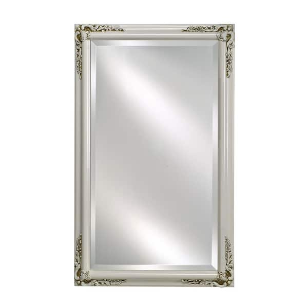 Afina Single Door 20 in. x 26 in. Recessed Medicine Cabinet Basix Plus Antique White