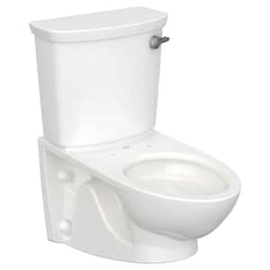 Glenwall VorMax Wall-Hung 2-Piece 1.28 GPF Single Flush Elongated Toilet with Right Hand Trip Lever in White