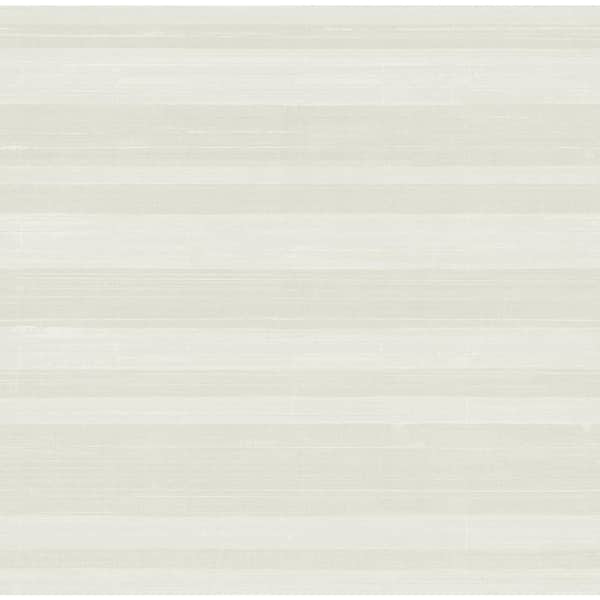Seabrook Designs Shimmer Light Grey and Alabaster Stria Paper Strippable Roll (Covers 56.05 sq. ft.)