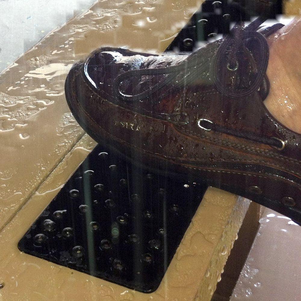 Black Powder Coated Aluminum Non-Slip Stair Tread, 3.75" x 30"