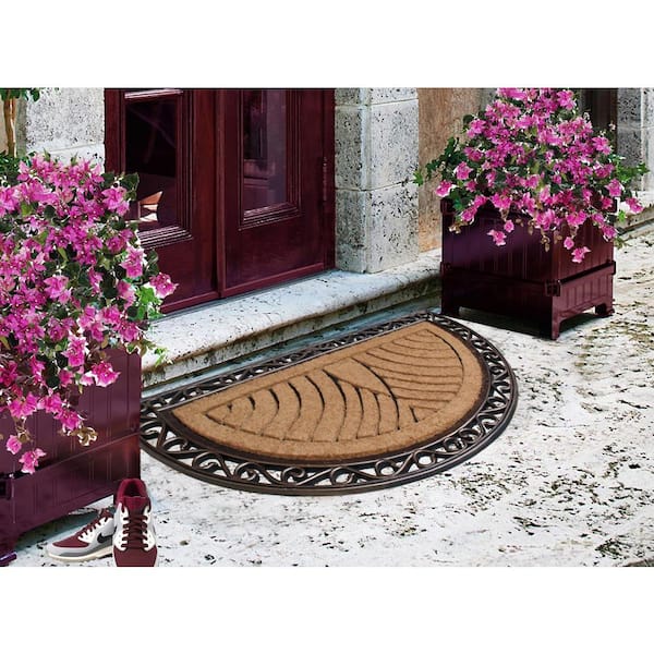 Birdrock Home Go Away Coir Doormat | 18 x 30 inch | Standard Welcome Mat with 