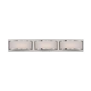 Sunlite 30 in. 4-Light Brushed Nickel Warm White 3000K Dimmable ETL ...