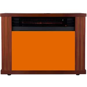 1500-Watt Electric Fireplace Ceramic Convection Space Heater Furnace with 3D Realistic Dancing Flame Effect