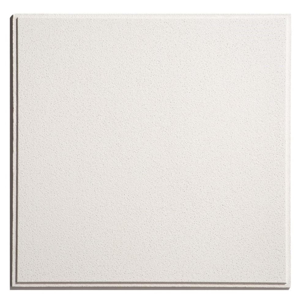 USG Ceilings 2 ft. x 2 ft. Majestic White Shadowline Tapered Edge Lay-In Ceiling Tile, Pallet of 256 (1024 Sq. ft.), image size:1000x1000