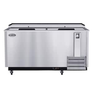 65 in. Commercial Bottle Cooler, 19 cu. ft. in Stainless Steel