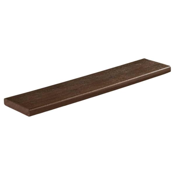 TimberTech Composite Legacy 5/4 in. x 6 in. x 20 ft. Square Mocha
