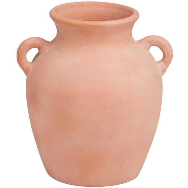 Orange Juice Vase, 2 Vase Set. Ceramic Carton Vase and Sliced Orange Vase.
