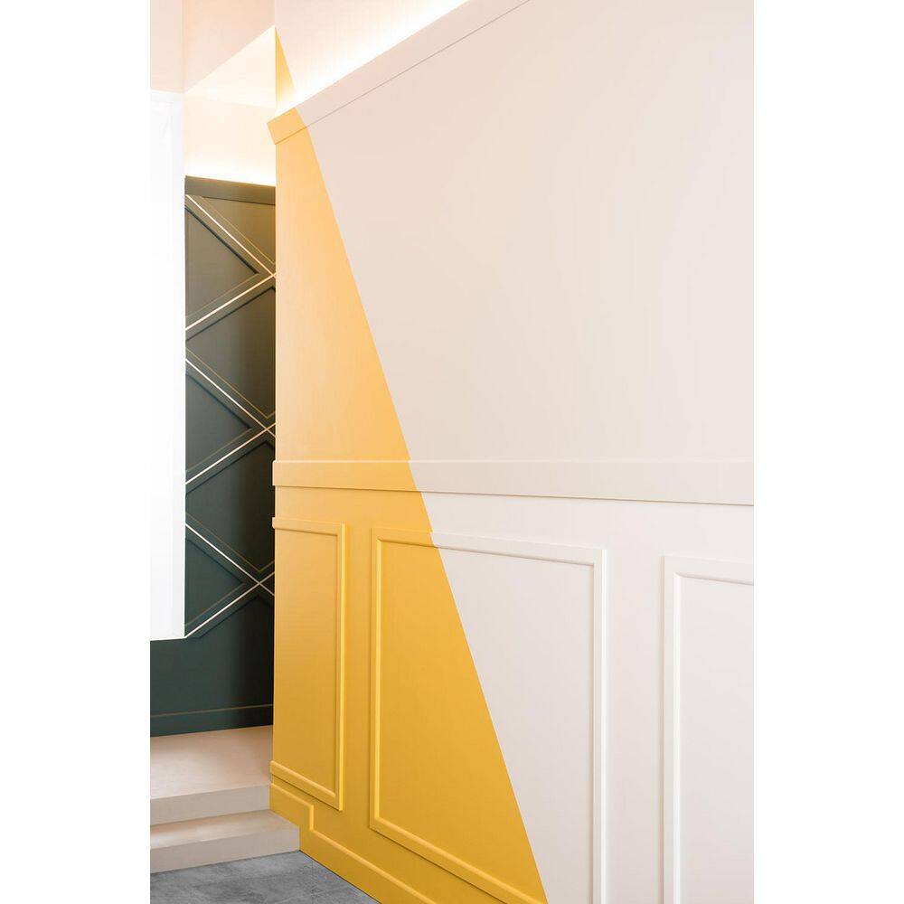 Primed White High Impact Polystyrene Baseboard Moulding Set