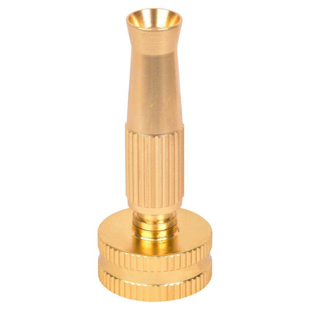 Brass 3" Adjustable Twist Hose Nozzle