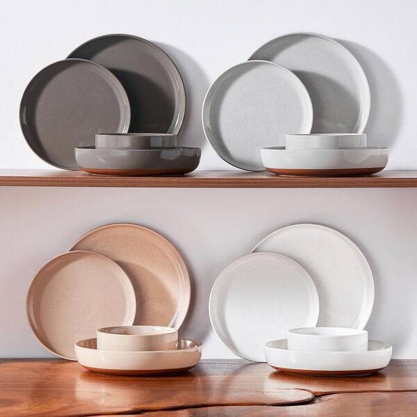 vancasso 16-Piece Multicolored Stoneware Dinnerware Set Service
