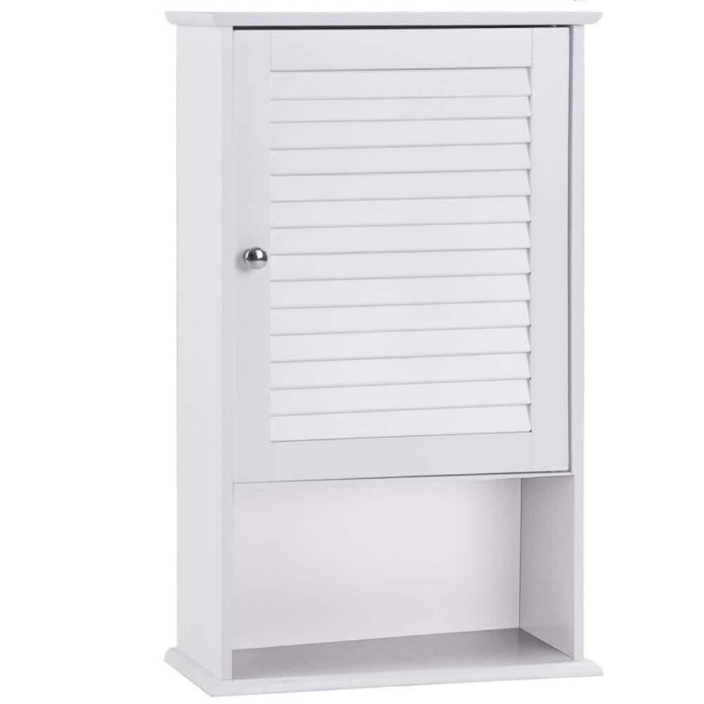 Bathroom Wall Cabinet, Single Door, Adjustable Shelf, Space-Saving Wall Storage Organizer price history on PriceWatchPro
