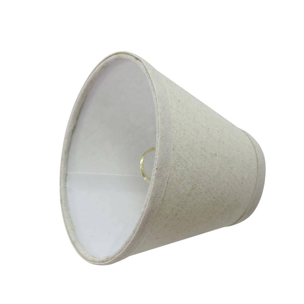 Oatmeal Linen Empire Lamp Shade Set for Chandeliers