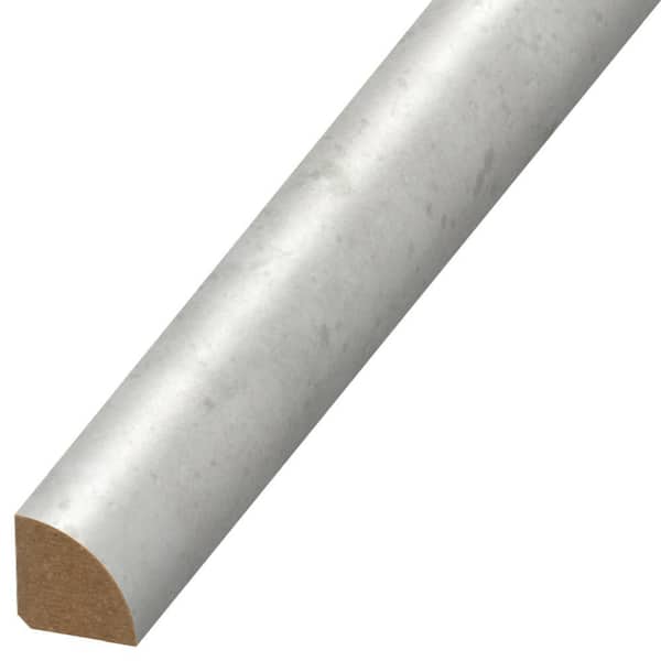 Classy Chic Silver Screen 0.75 in. T x 0.75 in. W x 94 in. L Quarter Round Molding