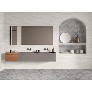 Scrapbook Memory Grey 2 in.x 8 in. Glazed Porcelain Floor and Wall Tile (336.96 .sq. ft./pallet)