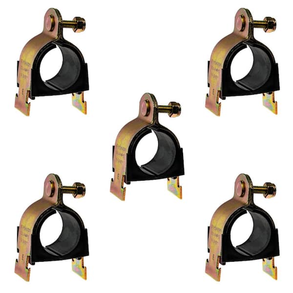 Venti Air 1-1/8 in. OD Yellow Zinc Cushion Clamp for Any Standard 1-5/8 in. Channel (5-Piece/ Box)