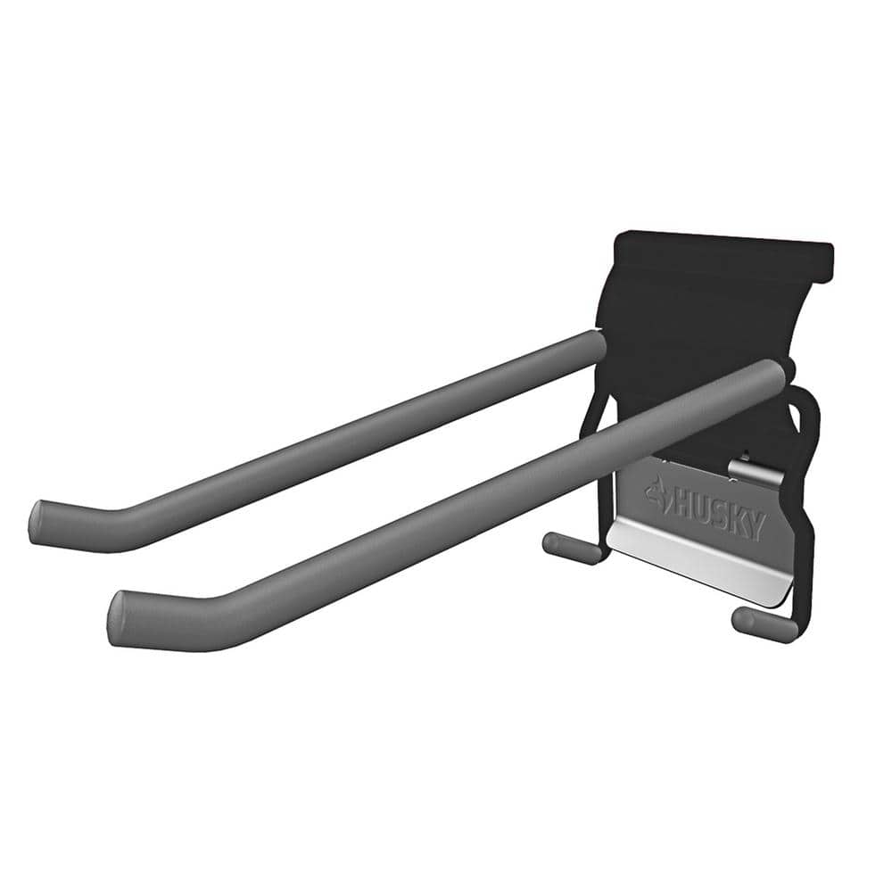 Husky 10 in. Quad Hook for Garage Slat Wall and Track Systems 90237HWFQ