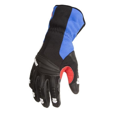 Cut Resistant Level 5 Impact Absorbent Winter Work Safety Gloves, Blue
