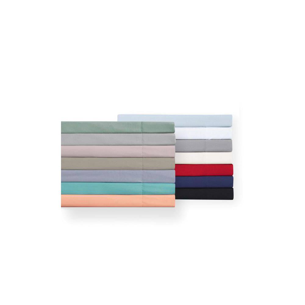 Turquoise Twin Microfiber Solid Sheet Set