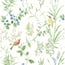 Chesapeake Imperial Garden Multicolor Botanical Paper Strippable Roll ...