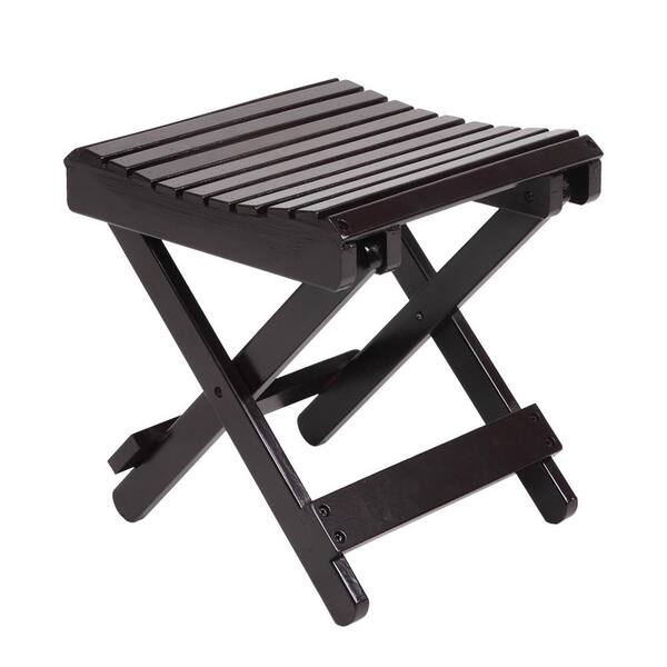 Karl home Children Multi-function Folding Brown Bamboo Stool