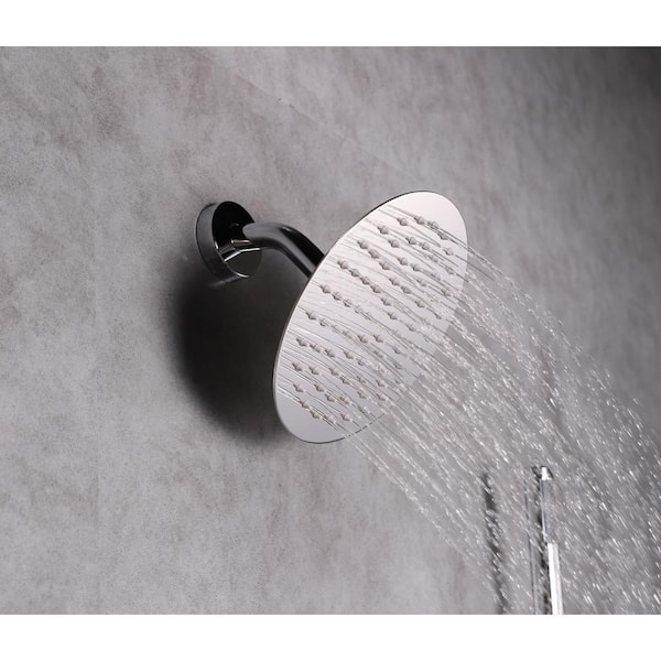 Rain 2-Handle Tub and Shower Faucet System with 3-Setting with 304T Stainless Steel in Chrome (Valve Included) Rain 2-Handle Tub and Shower Faucet System with 3-Setting with 304T Stainless Steel in Chrome (Valve Included)
