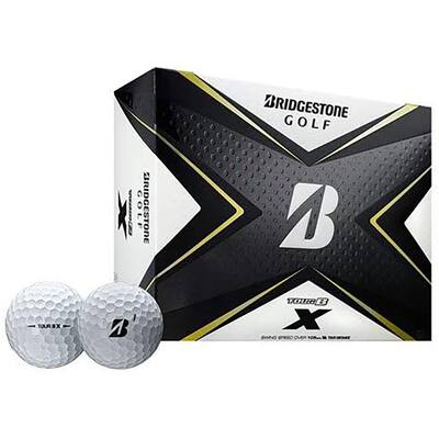 Tour B X Golf Balls with Reactive Cover Technology, White (12-Dozen)