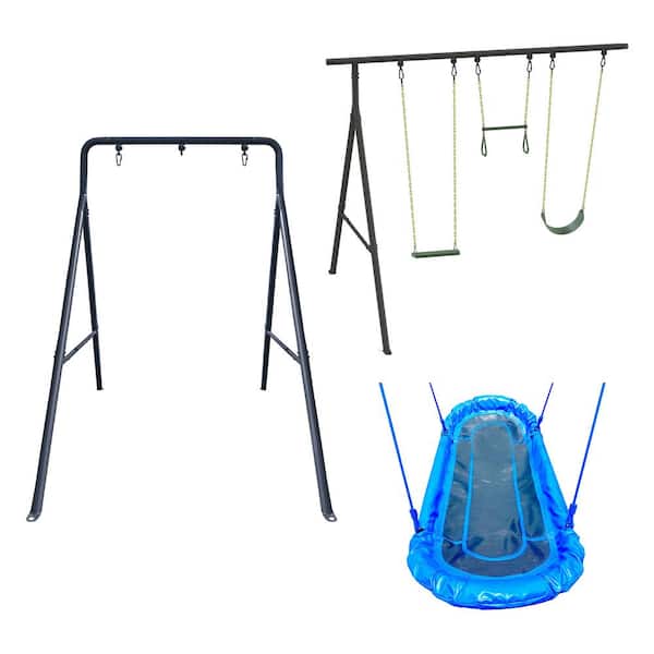 Support Bars Plus Extension Package Plus Adjustable Rope Swing Set