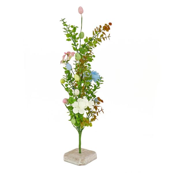 National Tree Company 24 in. Egg Decorated Easter Tree