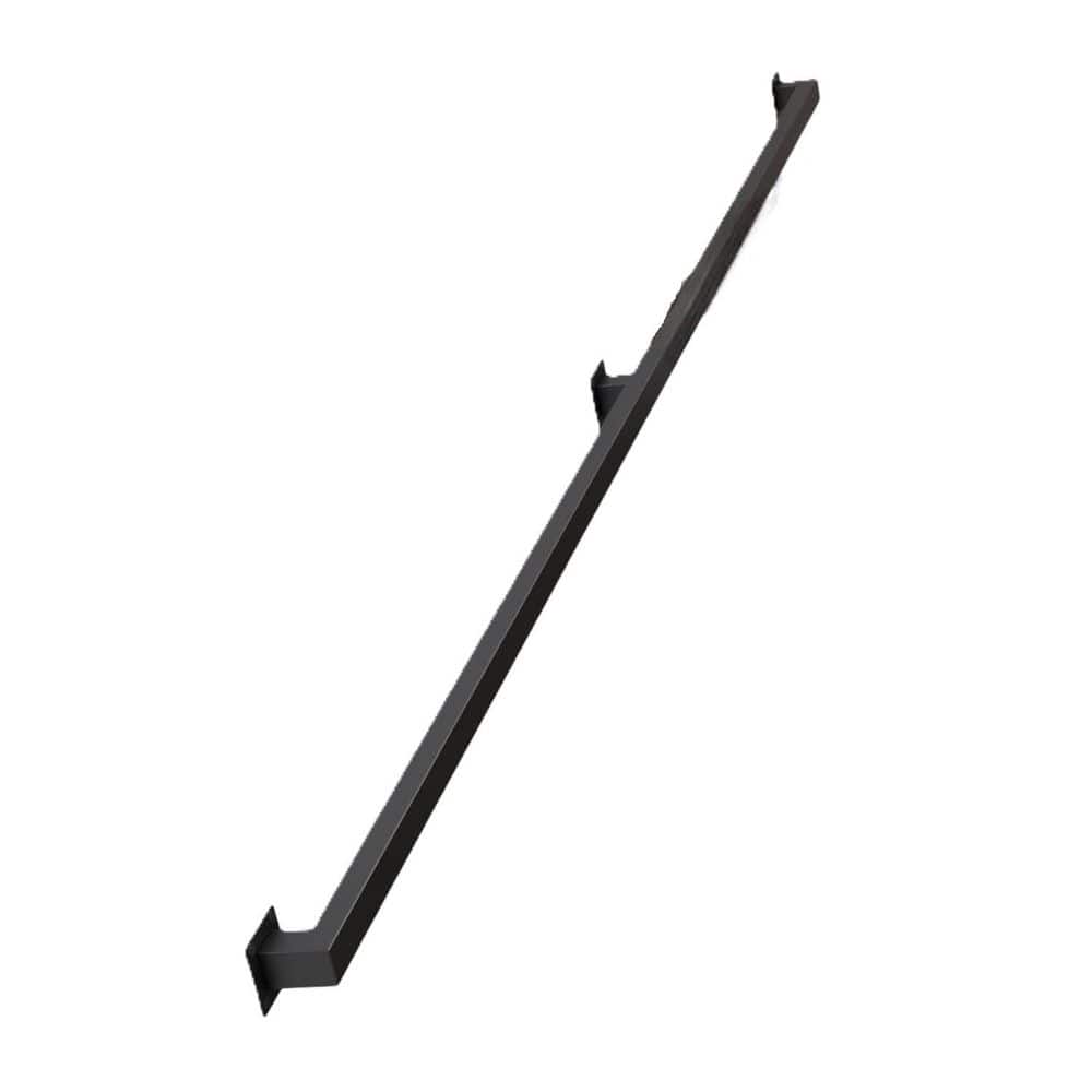 4 ft. Black Iron Square Tube Handrail with 500 lbs. Load Capacity for Indoor Safety Support price history on PriceWatchPro