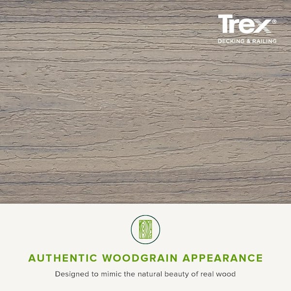 Trex Enhance Naturals 1 in. x 6 in. x 8 ft. Rocky Harbor Square Edge ...