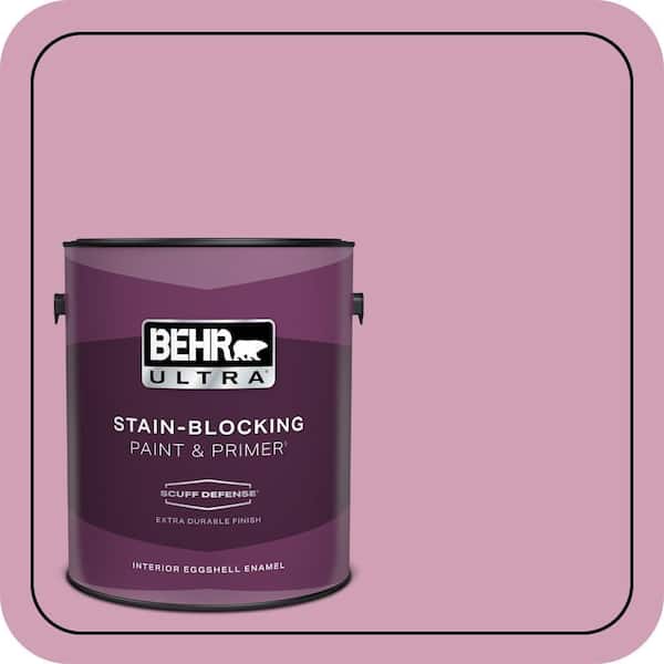 BEHR ULTRA 1 gal. #M130-4 Raspberry Smoothie Extra Durable Eggshell Enamel Interior Paint & Primer