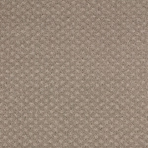 Transcends Time Greetings Brown 39 oz. Triexta Pattern Installed Carpet