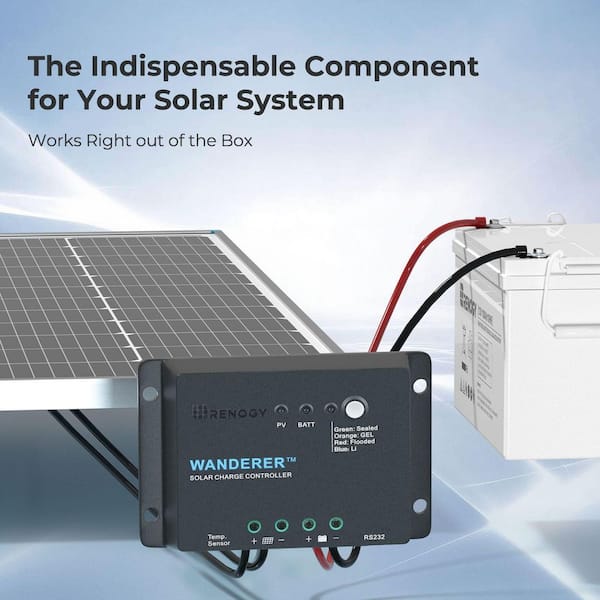 Renogy 100-Watt 12-Volt Monocrystalline Solar Panel Off-Grid