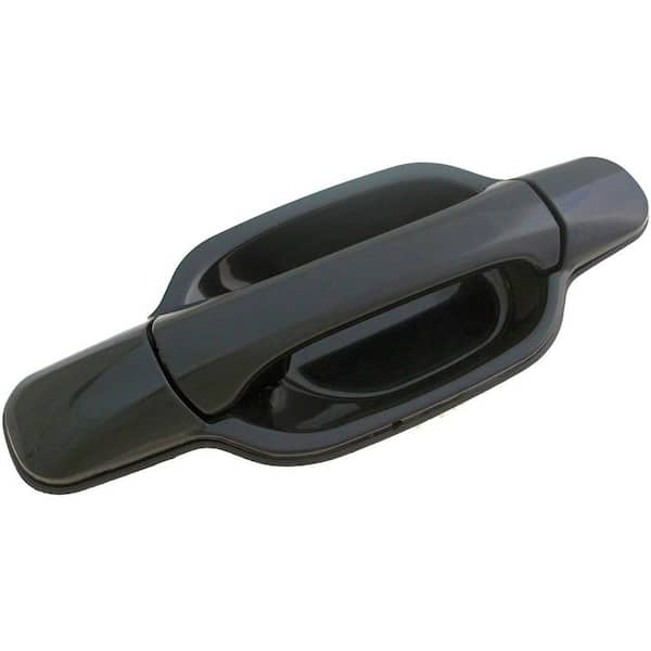 Unbranded Exterior Door Handle Smooth Black Front Right Without Keyhole