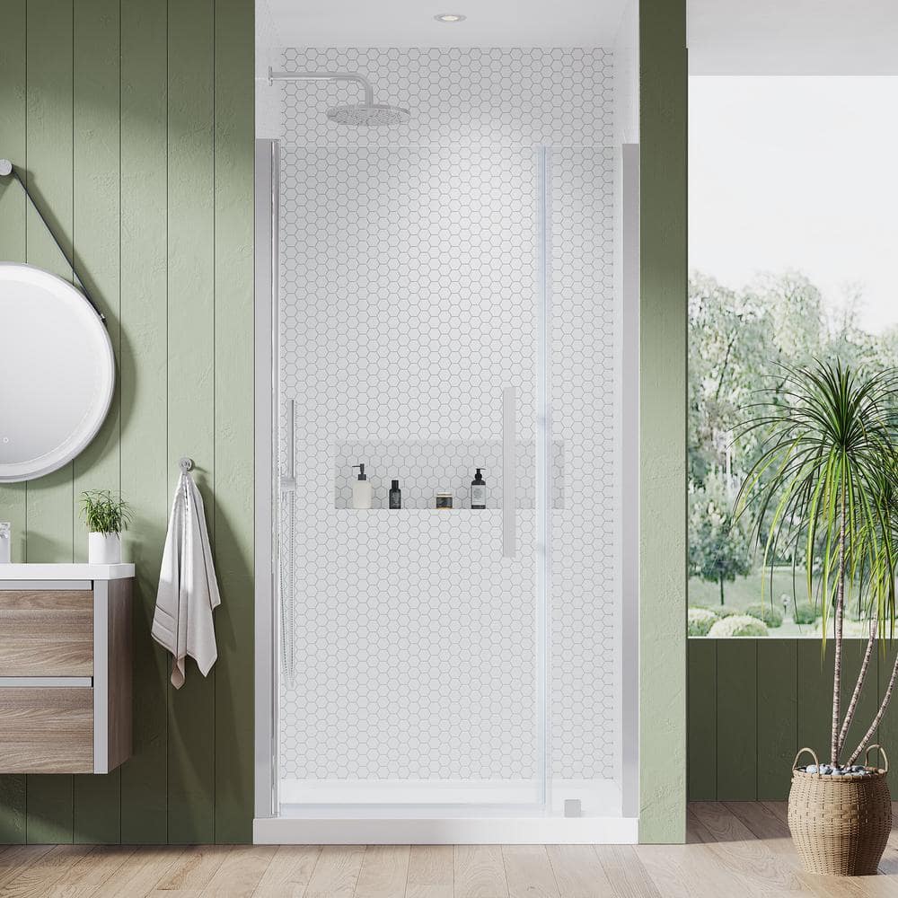 OVE Decors Pasadena 36 in. L x 36 in. W x 75 in. H Alcove Shower Kit ...