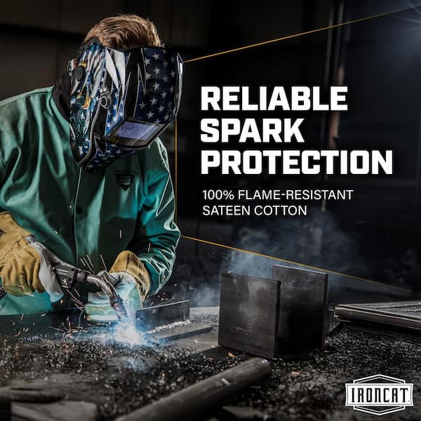 Ironcat X-Large Flame Resistant Cotton Jacket 7050/XL - The Home Depot