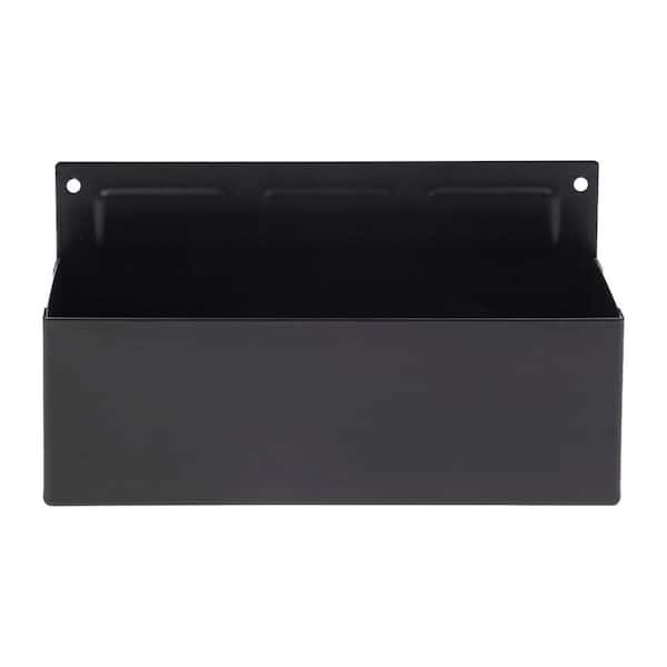 8.3 in. Black Steel Magnetic Aerosol Spray Can Holder Accessory Type for Garage Tool Box Storage Rack