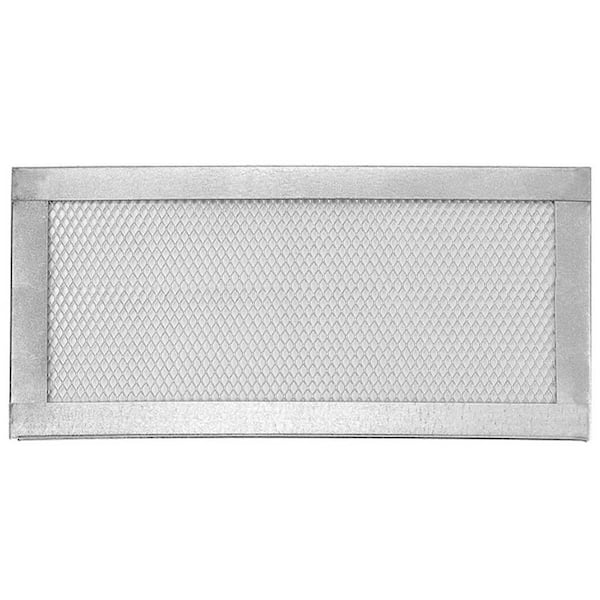 Gibraltar Building Products 16 in. x 8 in. Galvanized Steel Flat Screen Vent