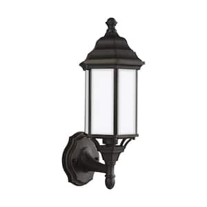 Sevier 1-Light Antique Bronze Outdoor Wall Lantern