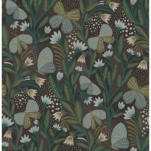 A-Street Prints Anemone Green Floral Paper Matte Non-Pasted Wallpaper Roll  4080-44104 - The Home Depot