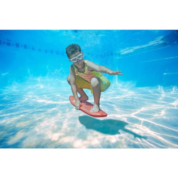 Underwater Surf Board Swimming Pool Float in Red