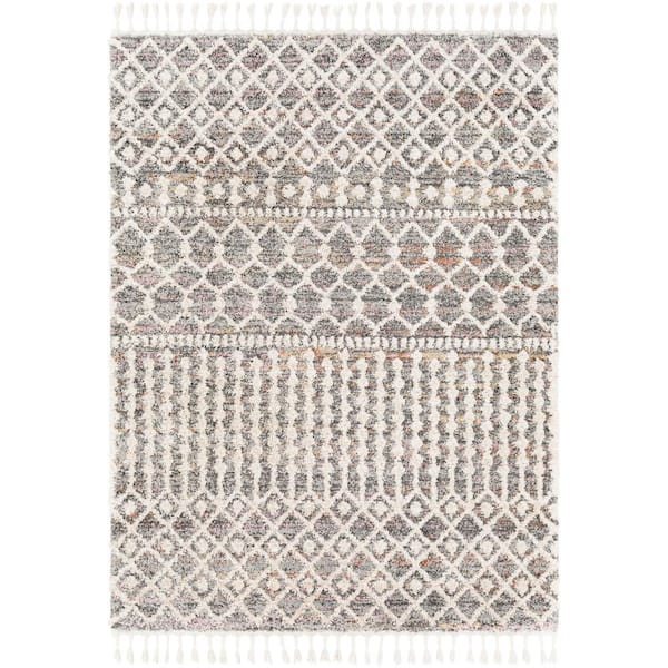 Artistic Weavers Annamaria Grey 8 ft. x 10 ft. Indoor Area Rug